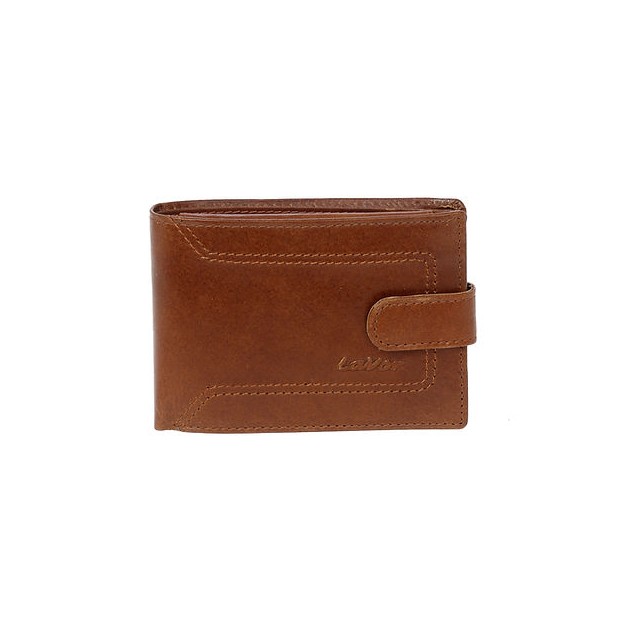 LaVor 1-3420 Ανδρικό Δερμάτινο Πορτοφόλι με RFID Κονιάκ