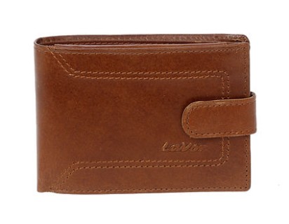 LaVor 1-3420 Ανδρικό Δερμάτινο Πορτοφόλι με RFID Κονιάκ