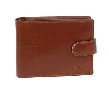 LaVor 1-3653 Ανδρικό Δερμάτινο Πορτοφόλι με RFID Κονιάκ