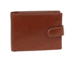 LaVor 1-3653 Ανδρικό Δερμάτινο Πορτοφόλι με RFID Κονιάκ