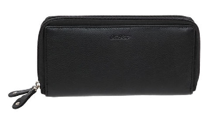 LaVor 1-3719 Γυναικείο Δερμάτινο Πορτοφόλι με RFID Μαύρο