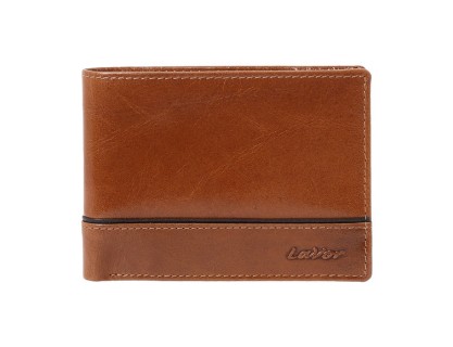 LaVor 1-3814 Ανδρικό Δερμάτινο Πορτοφόλι με RFID Κονιάκ