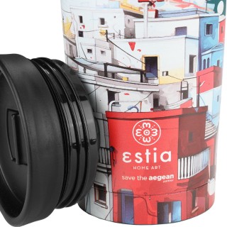ESTIA ΘΕΡΜΟΣ TRAVEL MUG SAVE THE AEGEAN 350ml URBAN MYTHOS