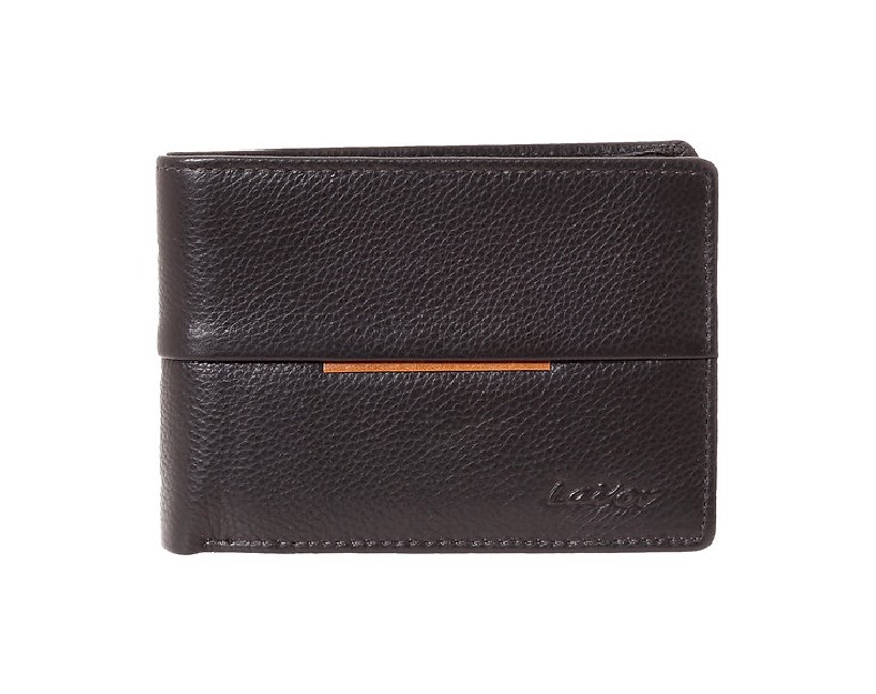 LaVor 1-3819 Ανδρικό Δερμάτινο Πορτοφόλι με RFID Καφέ