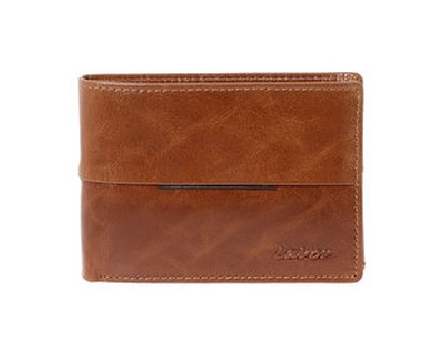 LaVor 1-3819 Ανδρικό Δερμάτινο Πορτοφόλι με RFID Κονιάκ