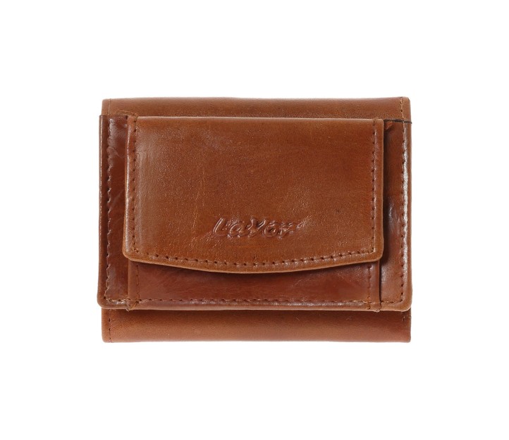 LaVor 1-3824 Ανδρικό Δερμάτινο Πορτοφόλι με RFID Κονιάκ