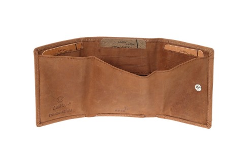 LaVor 1-3824 Ανδρικό Δερμάτινο Πορτοφόλι με RFID Crunch