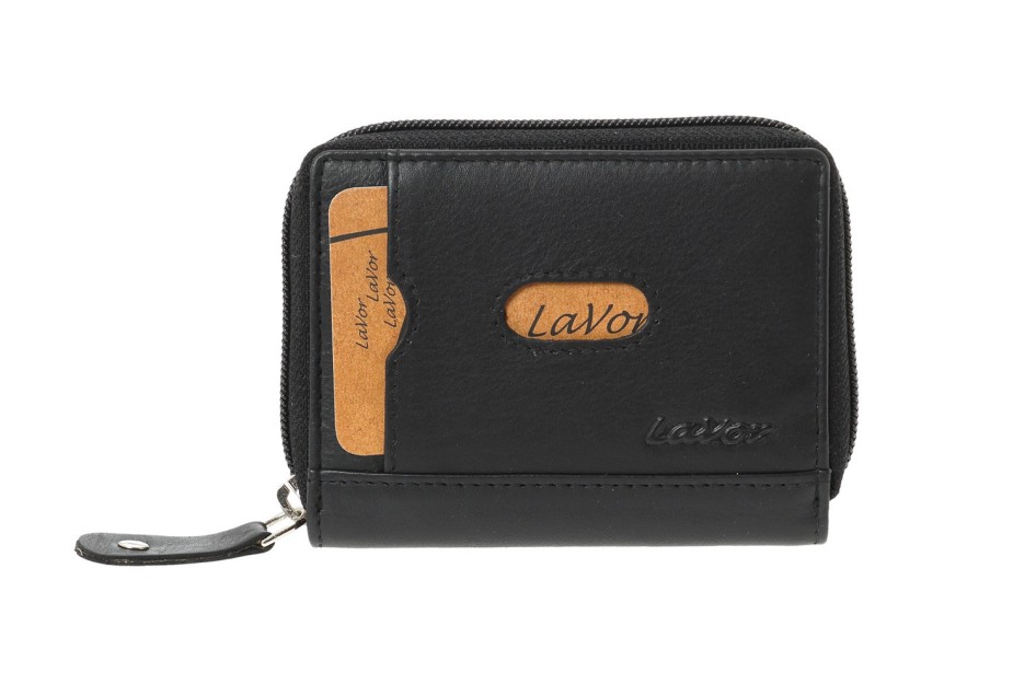 LaVor 1-3829 Ανδρικό Δερμάτινο Πορτοφόλι με RFID Μαύρο