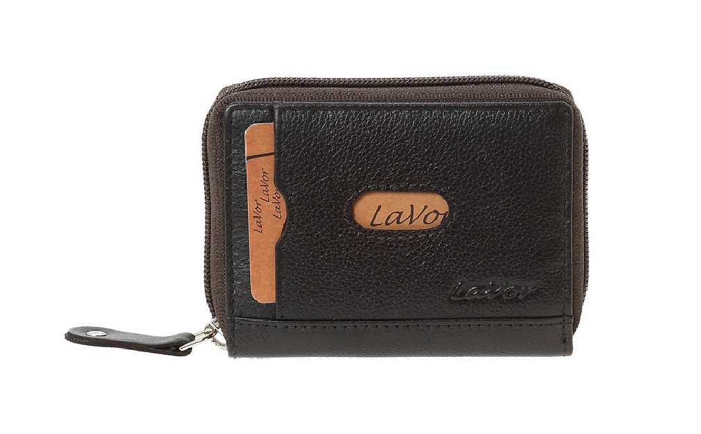 LaVor 1-3829 Ανδρικό Δερμάτινο Πορτοφόλι με RFID Καφέ