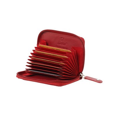 LaVor 1-3829 Ανδρικό Δερμάτινο Πορτοφόλι με RFID Κόκκινο