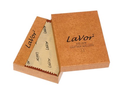 LaVor 1-3829 Ανδρικό Δερμάτινο Πορτοφόλι με RFID Κόκκινο