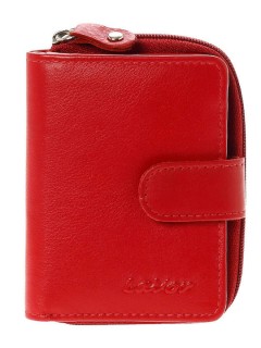 LaVor 1-3863 Ανδρικό Δερμάτινο Πορτοφόλι με RFID Κόκκινο