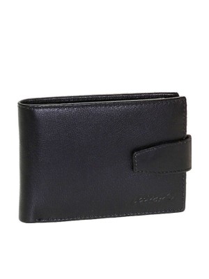 LaVor 1-7017 Ανδρικό Δερμάτινο Πορτοφόλι με RFID Μαύρο