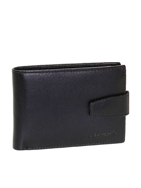 LaVor 1-7017 Ανδρικό Δερμάτινο Πορτοφόλι με RFID Μαύρο