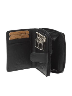 LaVor 1-3863 Ανδρικό Δερμάτινο Πορτοφόλι με RFID Μαύρο