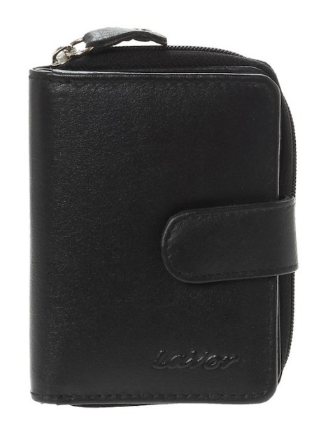 LaVor 1-3863 Ανδρικό Δερμάτινο Πορτοφόλι με RFID Μαύρο