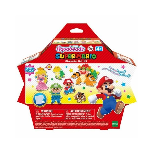 AQUABEADS SUPER MARIO CHARACTER SET (W/ STAR BEADS)