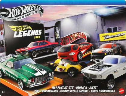 HOT WHEELS SILVER SERIES - LEGENDS TOUR MULTIPACK - JBY78