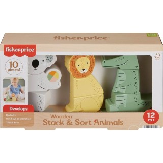 FISHER-PRICE - ΞΥΛΙΝΑ ΖΩΑΚΙΑ ΠΑΙΧΝΙΔΙ ΚΙΝΗΤΙΚΩΝ ΔΕΞΙΟΤΗΤΩΝ - HXV04
