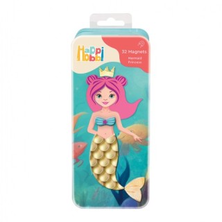HAPPIHOBBI MAGNET TINS : MERMAID PRINCESS