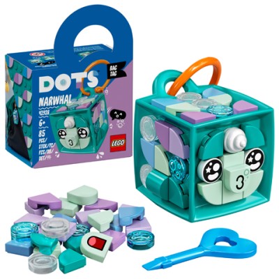 LEGO® DOTS: BAG TAG NARWHAL