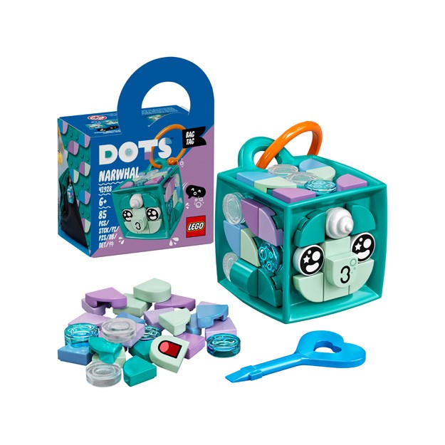 LEGO® DOTS: BAG TAG NARWHAL