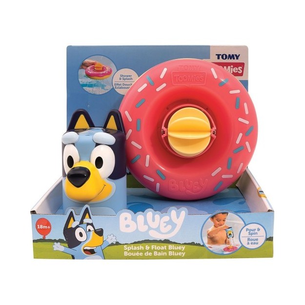 TOMY TOOMIES ΠΑΙΧΝΙΔΙ ΜΠΑΝΙΟΥ BLUEY: ΣΩΣΙΒΙΟ & ΦΙΓΟΥΡΑ