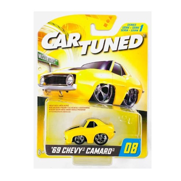 CARTUNED™ SERIES 1 - 1969 CHEVY CAMARO YELLOW (MUSCLE) FOR SIDEKICK