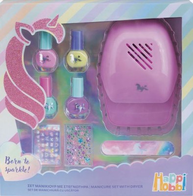 HAPPIHOBBI ΣΕΤ ΜΑΝΙΚΙΟΥΡ ΜΕ ΣΤΕΓΝΩΤΗΡΑ