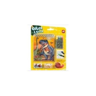 ΣΕΤ ΖΩΓΡΑΦΙΚΗΣ POCKET ΔΕΙΝΟΣΑΥΡΟΙ COLOR & STICK