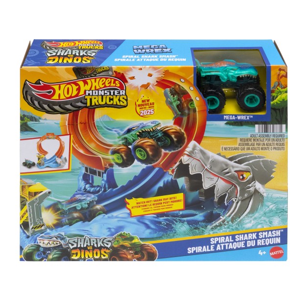 HOT WHEELS - ΠΙΣΤΑ ΛΟΥΠ ΜΕ ΚΑΡΧΑΡΙΑ MONSTER TRUCKS - JFR08