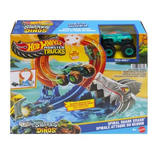 HOT WHEELS - ΠΙΣΤΑ ΛΟΥΠ ΜΕ ΚΑΡΧΑΡΙΑ MONSTER TRUCKS - JFR08