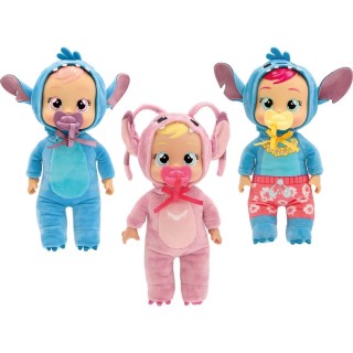CRY BABIES TINY CUDDLES STITCH ΔΙΑΔΡΑΣΤΙΚΗ ΚΟΥΚΛΑ ΠΟΥ ΚΛΑΕΙ ΜΕ ΑΛΗΘΙΝΑ ΔΑΚΡΥΑ (ΤΥΧΑΙΟ ΣΧΕΔΙΟ)