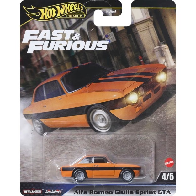 HOT WHEELS PREMIUΜ - FAST & FURIOUS: ALFA ROMEO GUILIA - JBM04