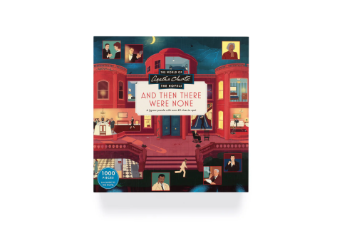 THE WORLD OF AGATHA CHRISTIE THE NOVELS: AND THEN THERE WERE NONE : A JIGSAW PUZZLE WITH OVER 40 CLU