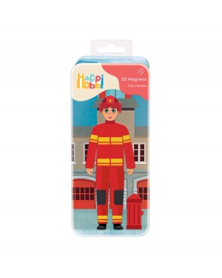 HAPPIHOBBI MAGNET TINS : CITY HEROES