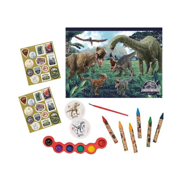 ΣΕΤ ΖΩΓΡΑΦΙΚΗΣ ΔΙΑΦΑΝΗ ΤΣΑΝΤΑ - JURASSIC WORLD