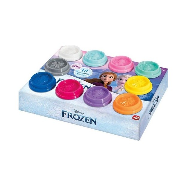 ΠΛΑΣΤΕΛΙΝΗ DISNEY FROZEN ΚΟΥΤΑΚΙ ΜΕ 10 ΒΑΖΑΚΙΑ & ΚΑΠΑΚΙΑ ΚΑΛΟΥΠΑΚΙΑ 50GR