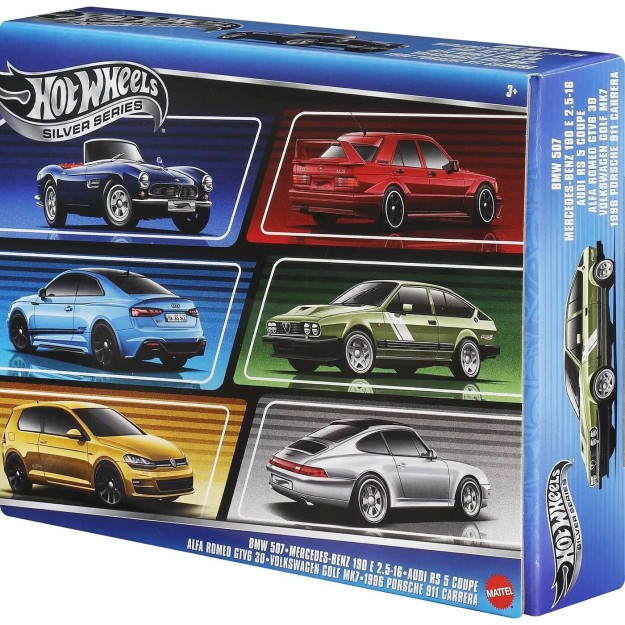HOT WHEELS SILVER SERIES - EURO STYLE MULTIPACK - JBY79