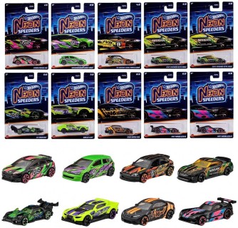 HOT WHEELS - ΝEON SPEEDERS - HLH73