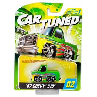 CARTUNED™ SERIES 1 - 1987 CHEVY C10 (CUSTOM - GREEN) FOR SIDEKICK