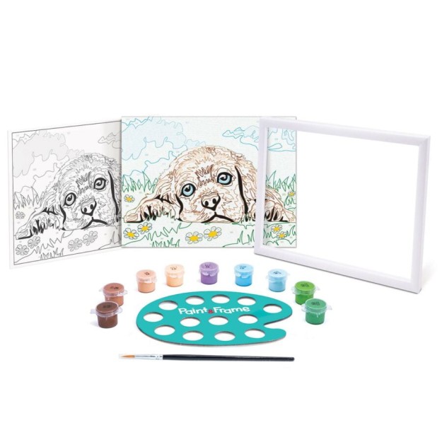 PAINT & FRAME ΖΩΓΡΑΦΙΖΩ ΜΕ ΑΡΙΘΜΟΥΣ: LOVING PUPPY