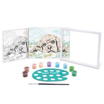 PAINT & FRAME ΖΩΓΡΑΦΙΖΩ ΜΕ ΑΡΙΘΜΟΥΣ: LOVING PUPPY