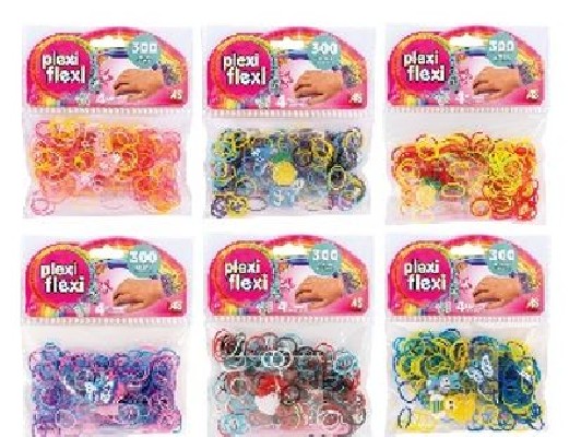 PLEXI FLEXI ΣΑΚΟΥΛΑΚΙ ΜΕ 300 ΛΑΣΤΙΧΑΚΙΑ & 4 ΑΞΕΣΟΥΑΡ (6 ΧΡΩΜΑΤΑ - ΤΥΧΑΙΑ ΕΠΙΛΟΓΗ)