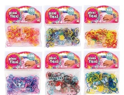 PLEXI FLEXI ΣΑΚΟΥΛΑΚΙ ΜΕ 300 ΛΑΣΤΙΧΑΚΙΑ & 4 ΑΞΕΣΟΥΑΡ (6 ΧΡΩΜΑΤΑ - ΤΥΧΑΙΑ ΕΠΙΛΟΓΗ)