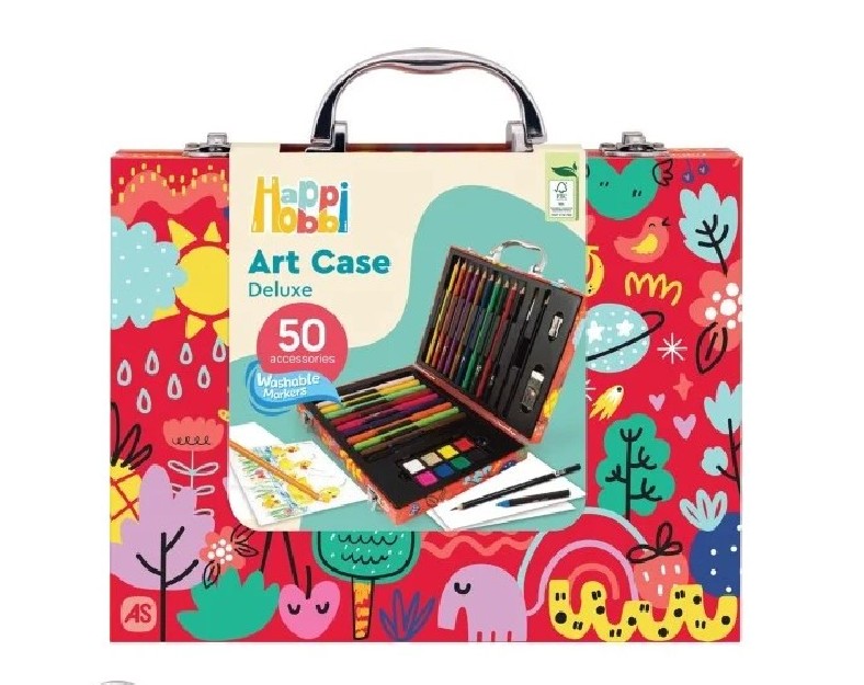 HAPPIHOBBI ΚΑΣΕΤΙΝΑ ΖΩΓΡΑΦΙΚΗΣ DELUXE 50 ΑΞΕΣΟΥΑΡ MY WORLD