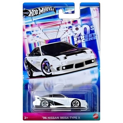 HOT WHEELS THEMED AUTO 90S STREET SCENE SERIES - 96 NISSAN 180SX TYPE X ΌΧΗΜΑ ΠΑΙΧΝΙΔΙ JDY83 - JCB
