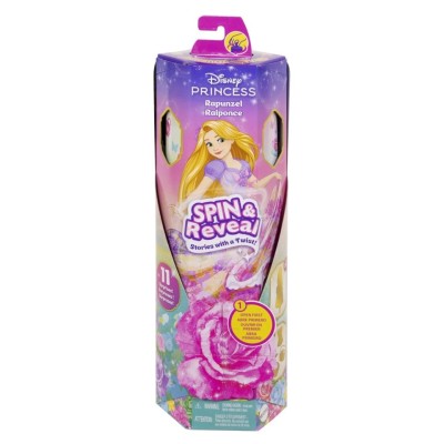 DISNEY PRINCESS - SPIN & REVEAL RAPUNZEL ΚΟΥΚΛΑ - HTV86