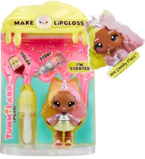 YUMMILAND LIP GLOSS DOLL SERIES 2- COTTON CANDY (NIA CANDY FLUFF)