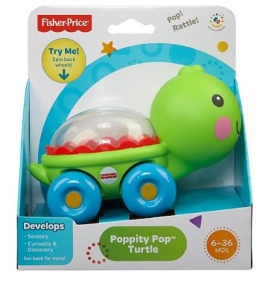 FISHER-PRICE - ΟΧΗΜΑΤΑΚΙΑ - POPPITY POP ΧΕΛΩΝΑ BGX29 - BFH75